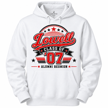 Load image into Gallery viewer, Lowell Class of 2007 Alumni Hooded sweatshirt