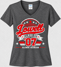 Load image into Gallery viewer, Lowell Class of 2007 Alumni Ladies V-neck
