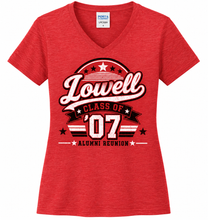 Load image into Gallery viewer, Lowell Class of 2007 Alumni Ladies V-neck