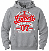Load image into Gallery viewer, Lowell Class of 2007 Alumni Hooded sweatshirt