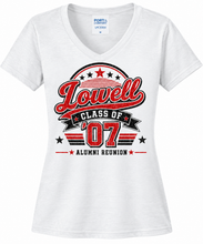 Load image into Gallery viewer, Lowell Class of 2007 Alumni Ladies V-neck