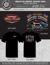 Load image into Gallery viewer, Official 2025 Main Event T shirt in black