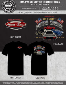 Official 2025 Main Event T shirt in black
