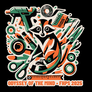 Forest Hills 2025 Odyssey of the Mind SQUARE sticker