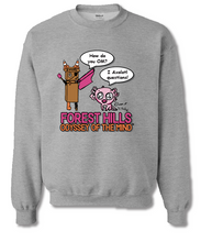 Load image into Gallery viewer, Forest Hills 2026 Odyssey of the Mind ADULT CREWNECK SWEATSHIRT FRONT ONLY