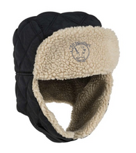 Load image into Gallery viewer, All Weather Seal Sherpa lined Trapper Hat with AWS embroidered on front in GRAY