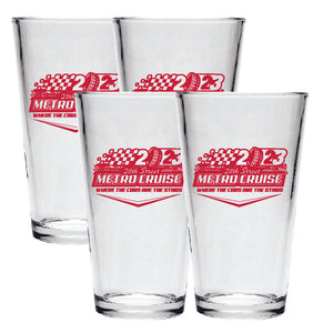 Official 2023 Pint Glasses SINGLE or save with 4 PACK